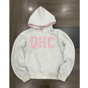 Felpa con Cappuccio da <span class=keywords><strong>Donna</strong></span> di Alta Qualità, Personalizzata, con Patchwork Ricamato, Stile Casual e Sportivo, Vestibilità Ampia - Product Image 4