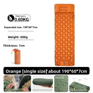 Outdoor Camping Inflatable <strong>Mattress</strong> Light and Portable Built-in Foot <strong>Pump</strong> Self-inflating <strong>Mattress</strong> Suitable for Outdoor Overnight - Product Image 5