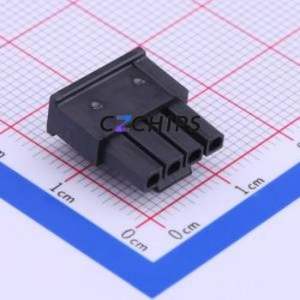 436450400 Housing (Wire-to-Board / Wire-to-Wire) P=3mm Connector 1x4P 3mm Micro-Fit (MX 3.0) 1 - Product Image 2