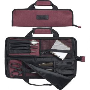 Échantillon gratuit : Sac de rangement robuste et de qualité supérieure pour couteaux de chef, sac à fermeture éclair pour outils multi-chefs - Product Image 1