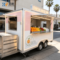 Remorque de restauration, Food Truck, Remorque alimentaire mobile, Cuisine de restauration rapide, Entreprise de traiteur commercial, Remorque barbecue