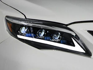 פנס לד קדמי לטויטה קורולה 2010-2013 פנס פגוש קדמי תאורת DRL נהיגה משופרת אביזרי רכב - Product Image 5