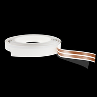 Cable Eléctrico Plano de 23 AWG, 2 Conectores, 10M, 2 Conductores, Cable de Cobre para Audio LED con Respaldo Adhesivo, Cable de Extensión de Alimentación