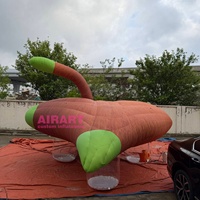 Nouveau Ballon Gonflable Alien en Forme de Vaisseau Spatial pour Décoration de Toit et Éclairage Nocturne de Maison