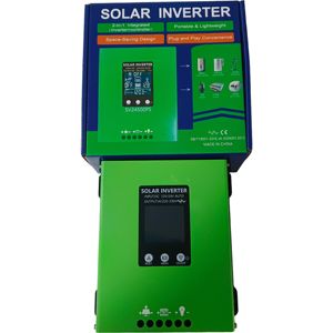 500W Pure Sinus Omvormer <span class=keywords><strong>20a</strong></span> Pwm Controller Alles In Een Dc 12V/24V Naar Ac 220V Pv 50V Smart Lcd Display 2usb Uitgang - Product Image 5