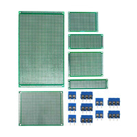 85 buah Set Panel ganda Pin baris tunggal Kit perempuan baris tunggal papan sirkuit cat dua sisi papan PCB KIT