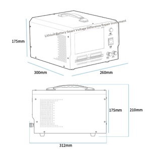 Égaliseur de tension de batterie 12V 4A 0-150V compatible avec 24 cellules pour batteries au lithium ternaire, au lithium fer et au lithium titanate - Product Image 3