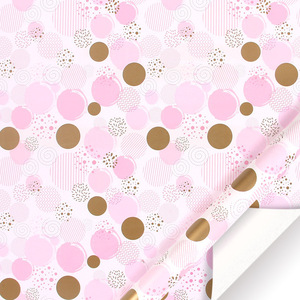 80g high end gift <b>wrapping</b> <b>paper</b> Each sheet of packaging <b>paper</b> measures 50*70 Birthday and Valentine's Day dreamy pink series - Product Image 4