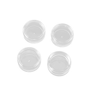 空ラウンド2.5ml 3ml 5ml 10ml 15ml 20ml 30ml 2.5g 30g 3g 5g 10g 15g 20g PSクリアアイクリームキラキラ容器プラスチック瓶ポット - Product Image 4