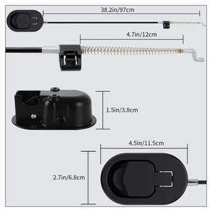 Regal ngồi có thể ngả xử lý thay thế với kim loại cáp ngồi có thể ngả phát hành với kéo phần cứng bộ phận đồ nội thất thông minh <span class=keywords><strong>sofa</strong></span> phụ kiện - Product Image 3