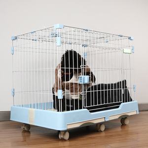 Evcil hayvan kafesi kapalı Metal tel bahçe çit kedi köpek için gine domuz tavşan kulübesi ucuz köpek evi çin katlanabilir Pet kafesleri - Product Image 5