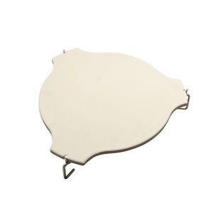 Déflecteur de chaleur <span class=keywords><strong>en</strong></span> céramique triangulaire MCD, accessoires de <span class=keywords><strong>barbecue</strong></span>, <span class=keywords><strong>pierre</strong></span> à fumer avec crochet <span class=keywords><strong>en</strong></span> métal <span class=keywords><strong>pour</strong></span> four Kamado de 22 pouces - Product Image 2