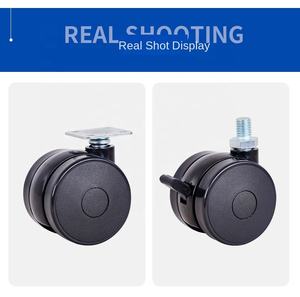 Heiß verkaufte 3-Zoll-75-mm-Schwarzrad-Lenkrollen mit Bremsen Bestseller für Wohnzimmer und Küche - Product Image 5