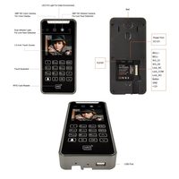 Dispositivo de Control de Acceso y Asistencia con Reconocimiento Facial, Lector de Códigos QR, RFID, Wiegand, Visión Nocturna, Reinicio de Logotipo, Pantalla Táctil, Wi-Fi