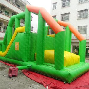 <span class=keywords><strong>Castillo</strong></span> Inflable Comercial de Doble Carril para Exteriores con Tobogán, Material de PVC y Fácil Instalación para la Diversión - Product Image 1