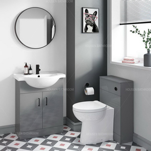 Modern Luxury <strong>Multi</strong> Style Bathroom Vanity With Water Resistant Mirror and Wash Basin Cabinet for Home Use - Product Image 2