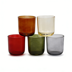 Venta al por Mayor <span class=keywords><strong>de</strong></span> <span class=keywords><strong>Frascos</strong></span> <span class=keywords><strong>de</strong></span> <span class=keywords><strong>Vidrio</strong></span> Transparente y Grueso para Velas con Tapas y Cajas <span class=keywords><strong>de</strong></span> Embalaje - Product Image 3