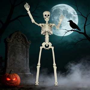 <span class=keywords><strong>Esqueleto</strong></span> Gigante Colgante <span class=keywords><strong>de</strong></span> Halloween <span class=keywords><strong>de</strong></span> 3 Metros con Luces LED, Decoración <span class=keywords><strong>de</strong></span> Jardín <span class=keywords><strong>de</strong></span> Terror para Casa Embrujada - Product Image 2