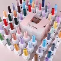 Macena-Juego de esmaltes de Gel de marca privada, 86 colores/86 botellas, productos para manicura, cosméticos, esmalte de uñas de Gel UV