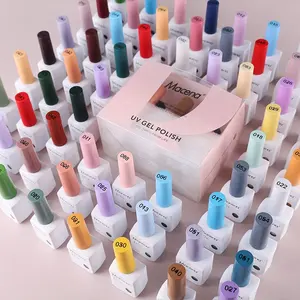 Macena-Juego de esmaltes de Gel de marca privada, 86 colores/86 botellas, productos para manicura, cosméticos, esmalte de uñas de Gel UV