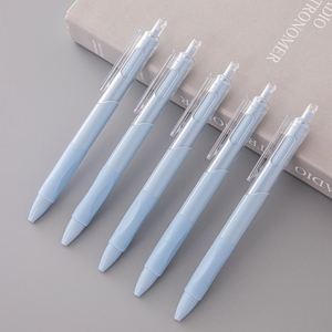 Promotion Durable Student Exam Press <b>Pen</b> Quick-Drying St-Head Gel Small White Morandi Color Black Ballpoint <b>Pen</b> Promotional <b>Pen</b> - Product Image 4