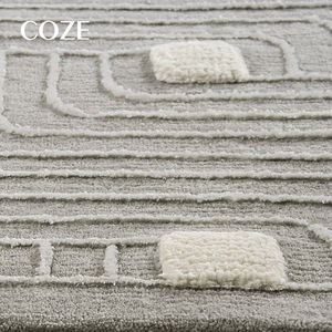 <span class=keywords><strong>Tappeto</strong></span> su Misura in Stile Moderno <span class=keywords><strong>Beige</strong></span> <span class=keywords><strong>e</strong></span> <span class=keywords><strong>Grigio</strong></span> per Soggiorno <span class=keywords><strong>e</strong></span> Camera da Letto - Product Image 6