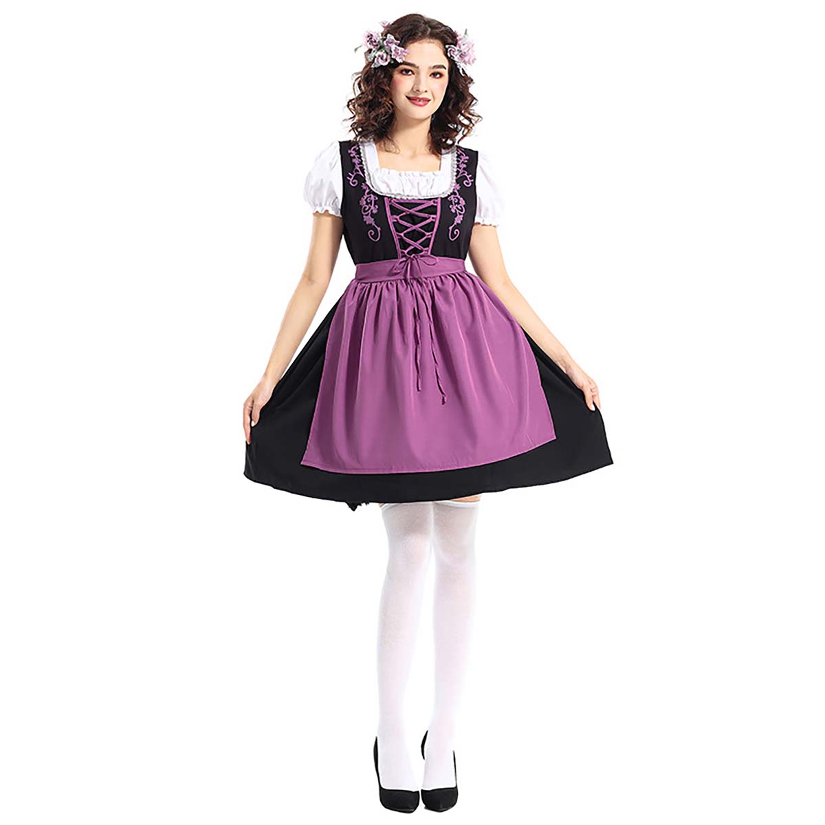 Adult Festival Party Dress up Women German Oktoberfest Dirndl Dress TRAD-006
