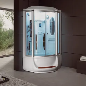 机舱淋浴豪华丙烯酸淋浴蒸汽房用于湿蒸汽淋浴