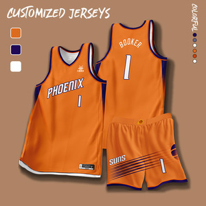Tenue de basketball personnalisée pour hommes et femmes, maillot sans manches respirant et à séchage rapide, haut de gamme, numérique, pour l'été - Product Image 1
