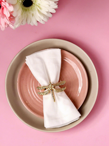 Elegantes Anillos de Servilleta de Metal Dorado con Forma de Libélula para Mesa de Comedor, Banquete de Boda, Fiesta y Decoración de Mesa de Lujo - Product Image 4
