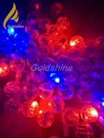 2.2cm LED Rouge Bleu Lumineux Vibrant Flash Petite Balle Jouet Capteur De Gravité Boule-Ramadan Fournitures