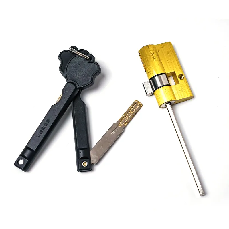 Prezzo a buon mercato smart lock intelligente cilindri di serratura con manico in plastica
