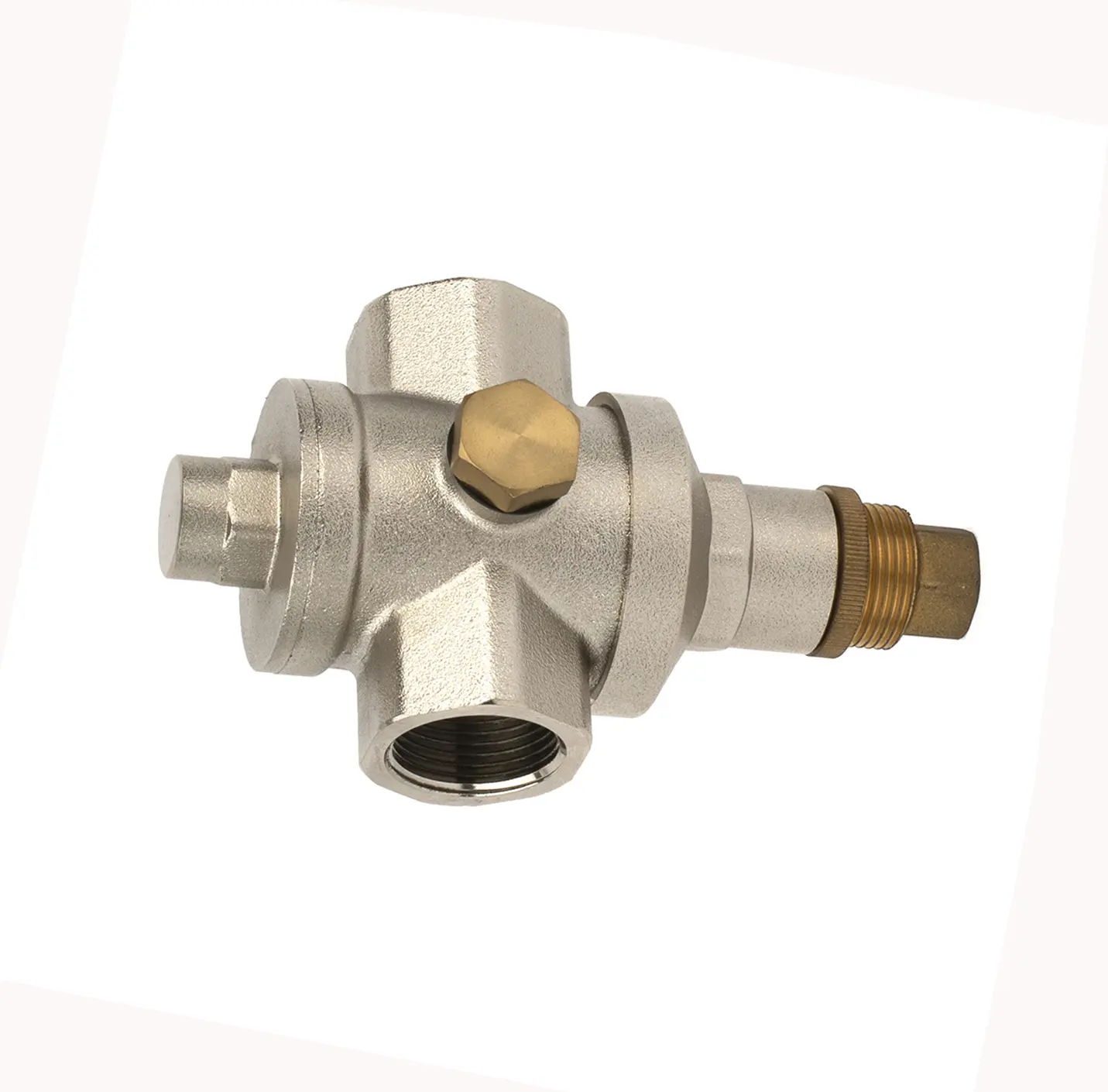 nickel plated body water pressure regulator brass pressure valve