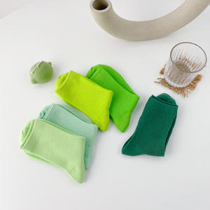 Primavera <span class=keywords><strong>2021</strong></span>, venta al por mayor, varios colores brillantes, calcetines de algodón para mujer - Product Image 2