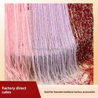 Perles en verre cristal électroplaqué à facettes de 2 mm, certifiées par un tiers, emballées en sac OPP, pour la fabrication de bijoux faits main (vente en gros usine)