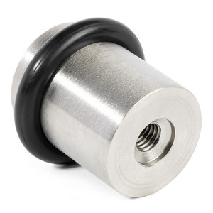 Butée de porte en acier inoxydable 1069. Diamètre 22 mm. Hauteur 30 mm. - Product Image 3