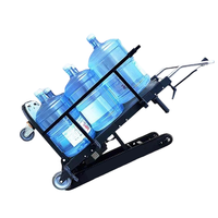 Personnalisable 200kg quatre roues escalier escalade Cargo chariot chariot batterie au Lithium chenille piste plate-forme en acier Construction OEM