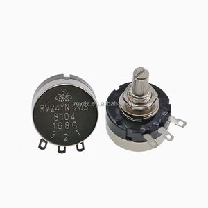 Potentiomètre à film de carbone à rotation unique RV24YN20S B102/B202/B502/B103/B203/B104 1K 10K - Product Image 1
