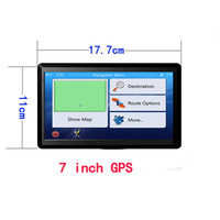 WIN CE6.0-navegador GPS portátil de 7 pulgadas para coche, 258MB, 8GB, con OEM y mapas gratuitos para coche, camión y autobús