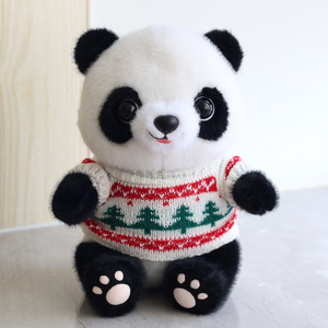 ตุ๊กตาหมีแพน<span class=keywords><strong>ด</strong></span>้าพร้อมผ้าพันคอหมอนตุ๊กตาหมี<span class=keywords><strong>แพนด้า</strong></span>จำลองขนา<span class=keywords><strong>ด</strong></span>25ซม. พร้อมหมอนตุ๊กตาของขวัญสำหรับเด็ก - Product Image 6