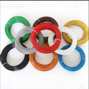 Fil de fer galvanisé recouvert de PVC vert/bleu/noir de 1 kg/bobine avec conducteur en cuivre et isolation en PVC, torsadé pour <span class=keywords><strong>corde</strong></span> à <span class=keywords><strong>linge</strong></span> - Product Image 4