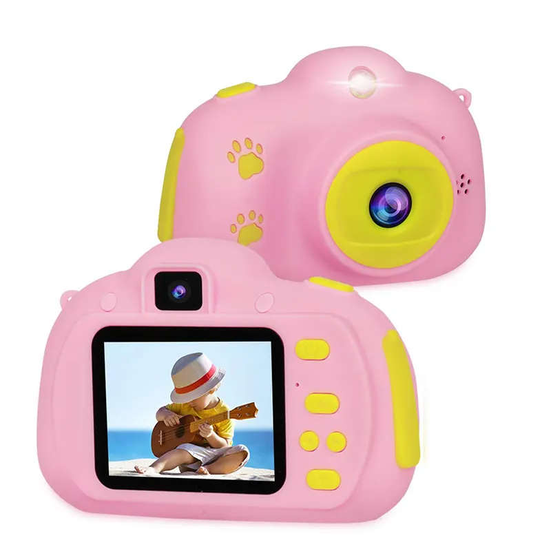 เด็กภาพกล้อง Full HD 1080จุดแบบพกพากล้องวิดีโอดิจิตอล2นิ้วจอแสดงผล LCD เด็กการเรียนรู้การศึกษาของเล่นสำหรับเด็ก