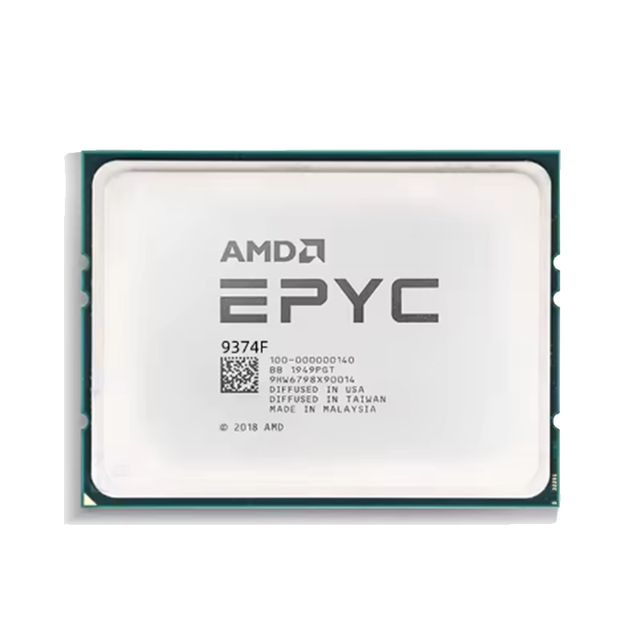 Brand New for for 9004 Series for for 9374F DDR5 64 Cores 4.30GHz 320W PCIe 5.0 X128 1P/2P Slots Server Processor CPU