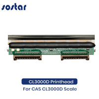 Printhead Thermal Baru Asli untuk Pencetakan Label CAS Timbangan Elektronik CL3000D Kepala Cetak Thermal Grosir Suku Cadang Timbangan