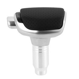 Nissan Car Gear <b>Knob</b> Aluminium Alloy Black Leather Ergonomic <b>Shift</b> Lever Replacement Part QZXN-J22 - Product Image 4