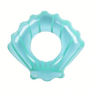 Anillos Inflables de PVC al por Mayor, Nuevos, Estilo Conchas Azules y Rosas, Accesorios Inflables para Piscina, Logotipo Personalizado - Product Image 2
