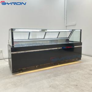 <span class=keywords><strong>ตู้</strong></span>แช่เย็นแสดงสินค้าแบบตั้งตรง 2 ประตู แบบสองอุณหภูมิ สำหรับร้านค้าปลีก/ซูเปอร์มาร์เก็ต พร้อมระบบทำความเย็นด้วยอากาศ กระจกโค้ง ท็อป<span class=keywords><strong>โต</strong></span>๊ะกระจก - Product Image 1