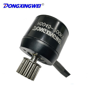 มอเตอร์ไร้แปรงถ่าน Dongxingwei H2042-500KA DC ขนาด 42 มม. แบบยึดหน้าแปลน มอเตอร์แม่เหล็กถาวรขนาดเล็กสำหรับจักรยานไฟฟ้า - Product Image 1