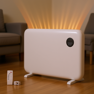 Calentador Eléctrico Portátil de Panel de 1500W con Control Táctil, Calefactor de Convección para Calefacción del Hogar con Control Remoto y Función Antivuelco - Product Image 2