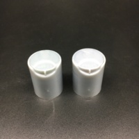 Bouchon à clapet en plastique à pression, surface lisse, pour emballage cosmétique, couvercle pour flacon de lotion ou de shampoing